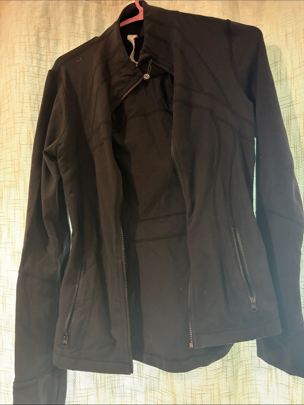 lululemon athletica Black Zip-Up Utility Jacket